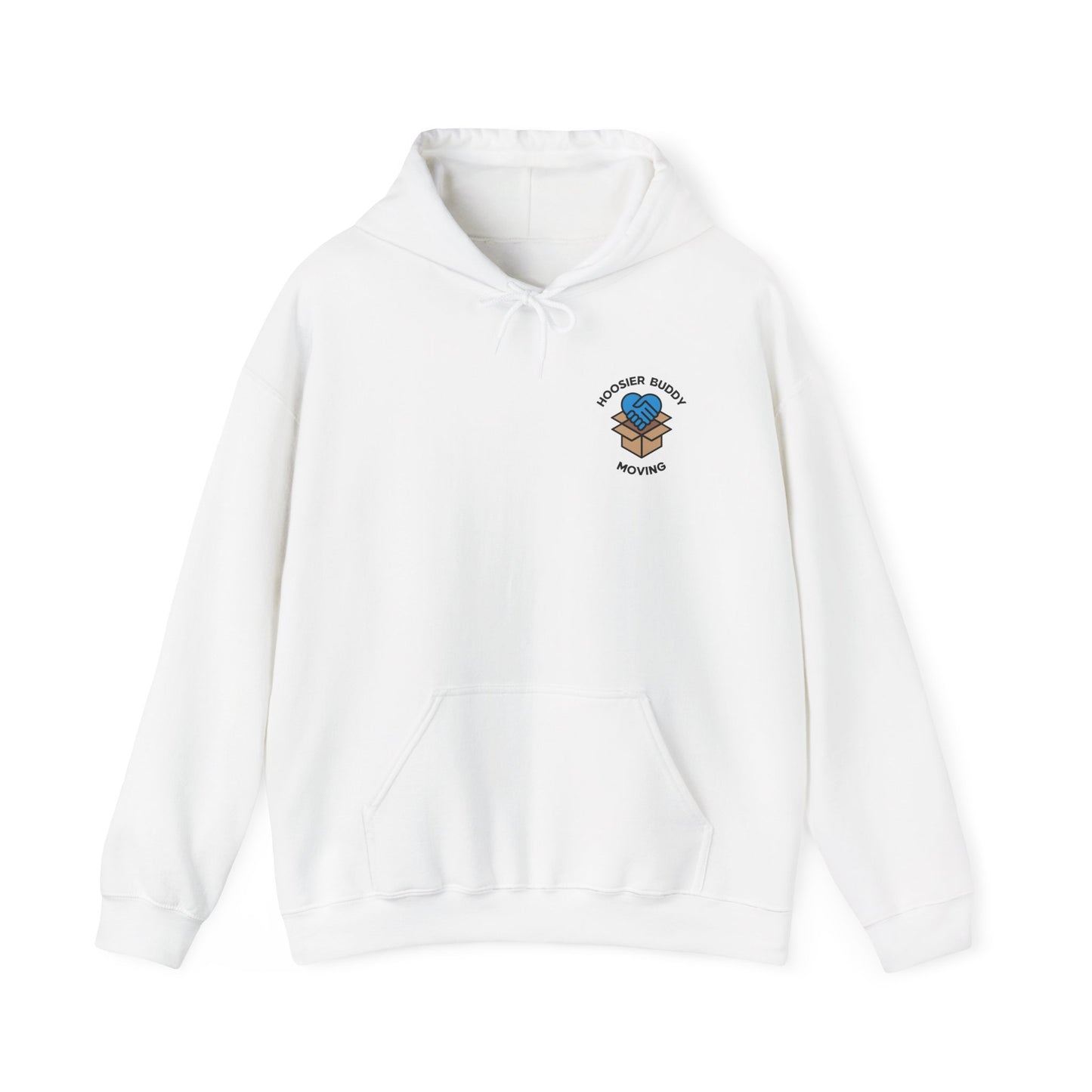 Hoosier Buddy Unisex Hooded Sweatshirt - White