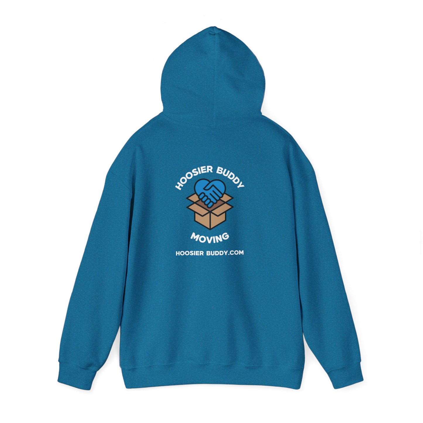 Hoosier Buddy Unisex Hooded Sweatshirt - Black/Blue