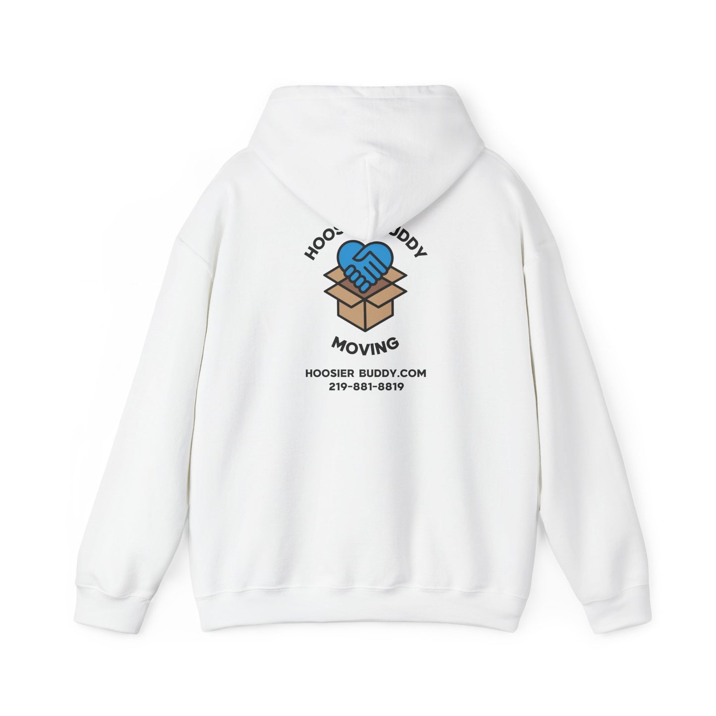 Hoosier Buddy Unisex Hooded Sweatshirt - White