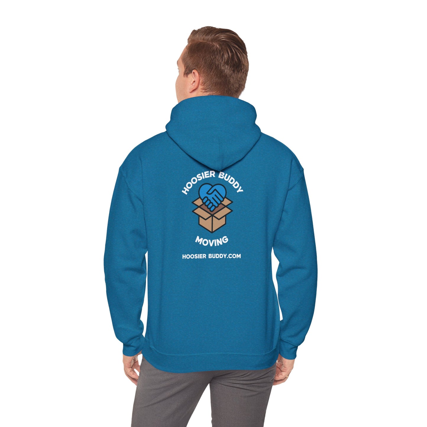 Hoosier Buddy Unisex Hooded Sweatshirt - Black/Blue