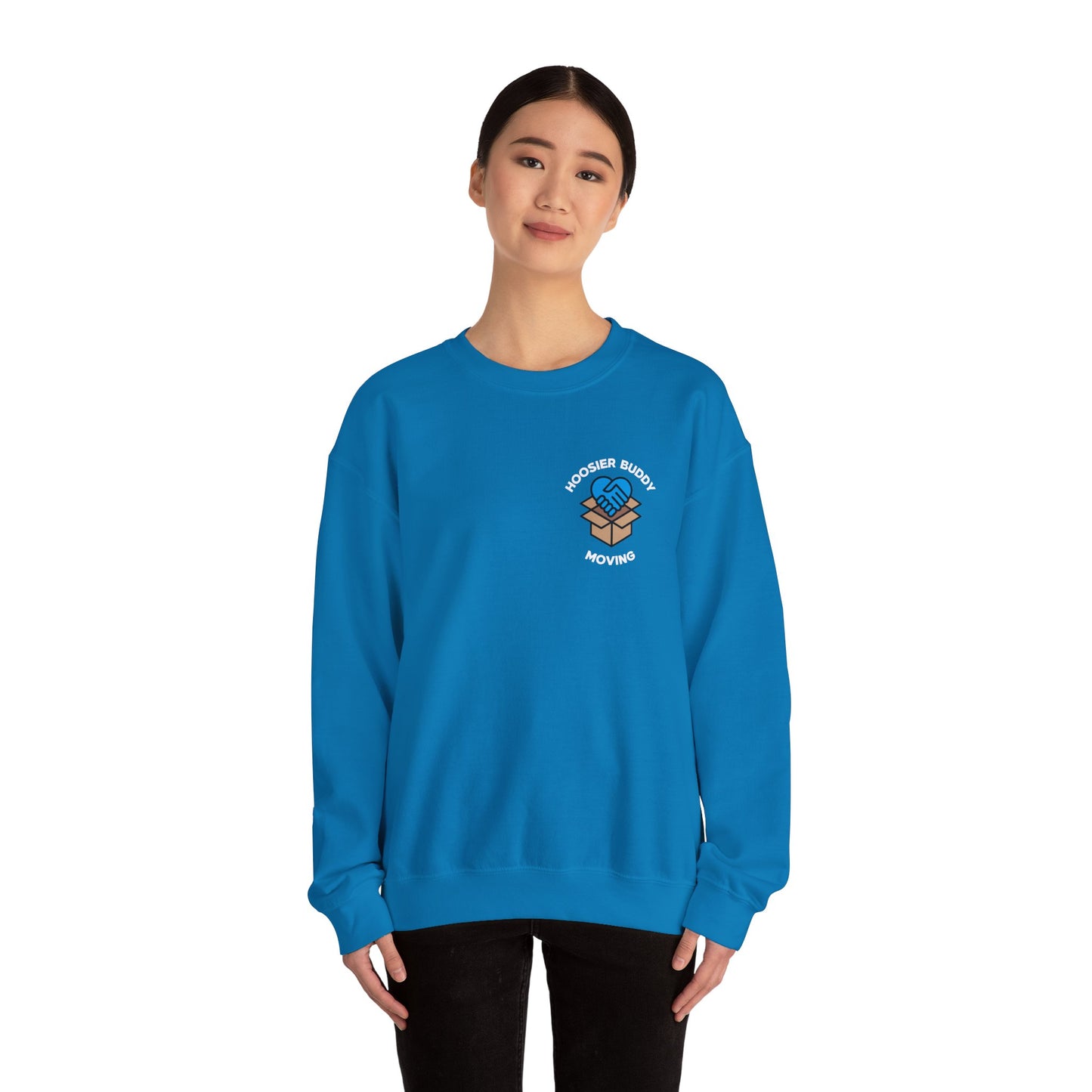 Hoosier Buddy Unisex Crewneck - Black/Blue