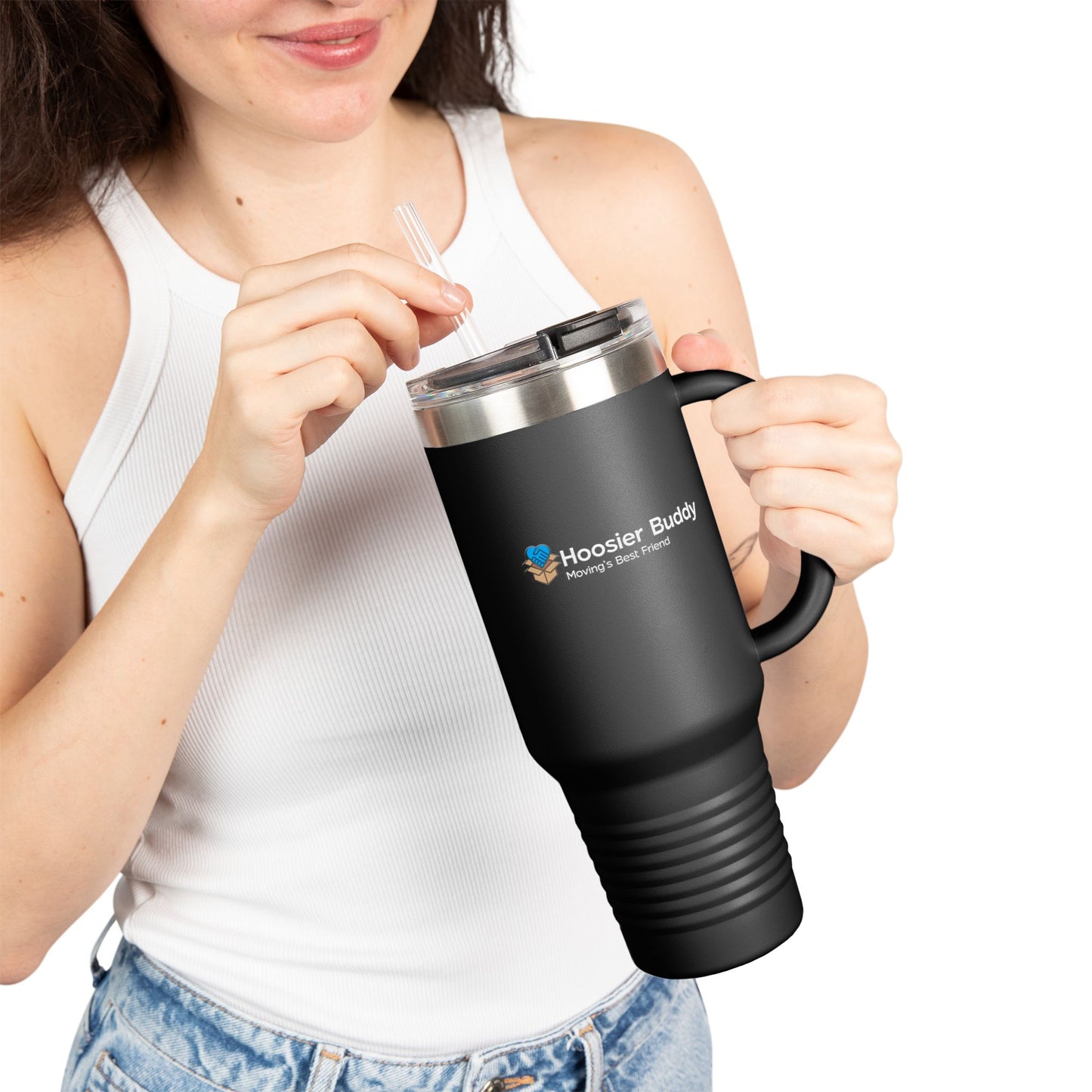 Travel Mug - Black/Navy