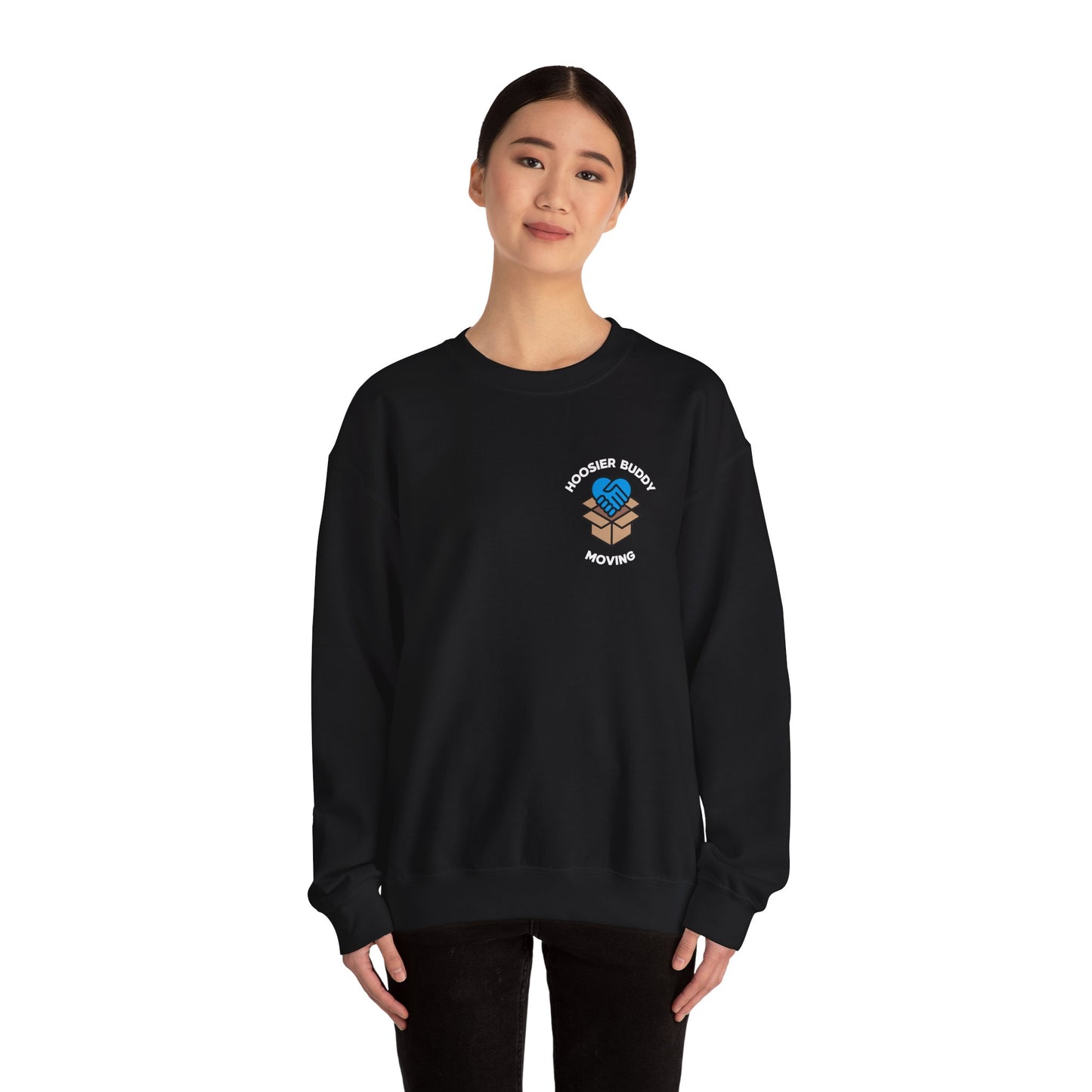 Hoosier Buddy Unisex Crewneck - Black/Blue