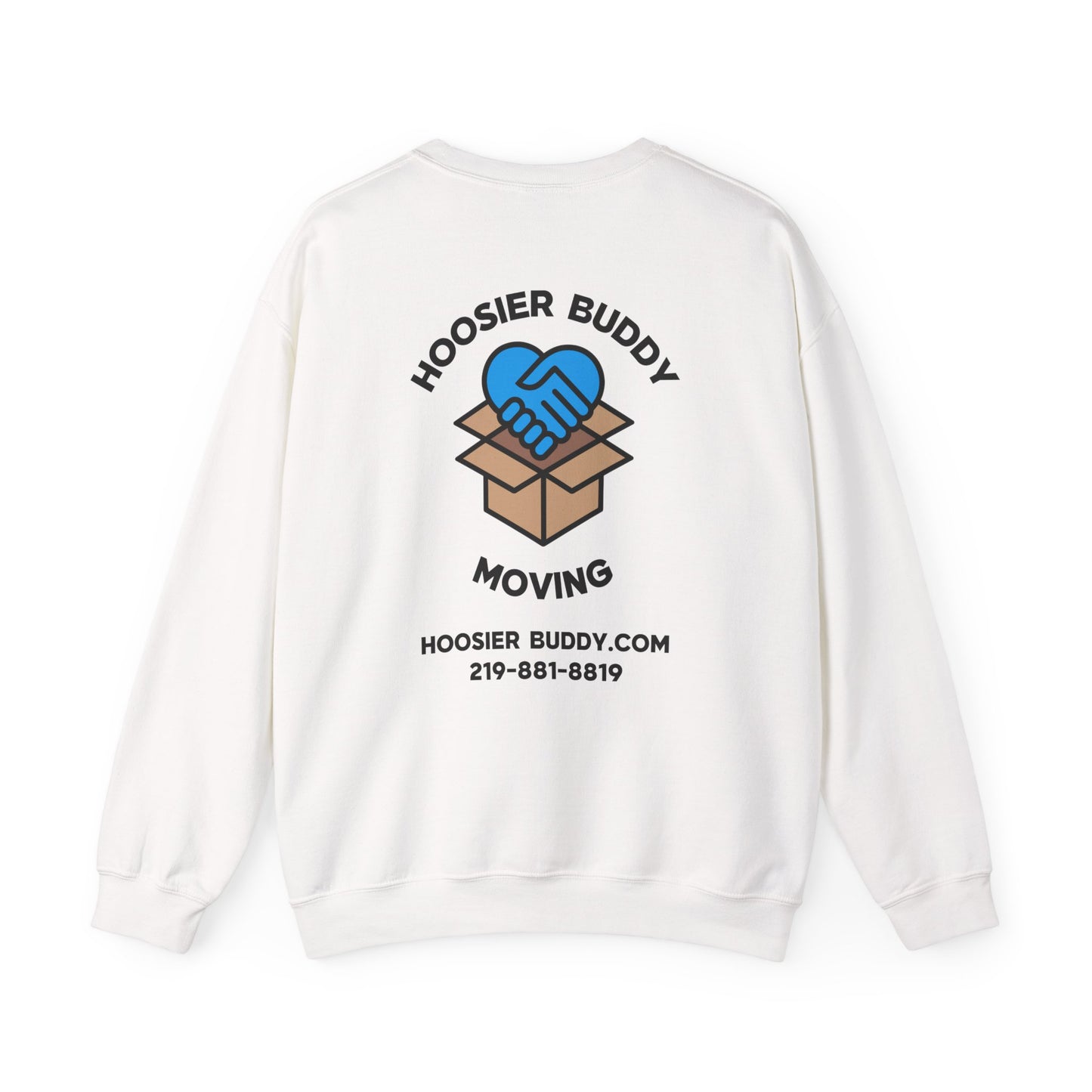 Hoosier Buddy Unisex Crewneck - White
