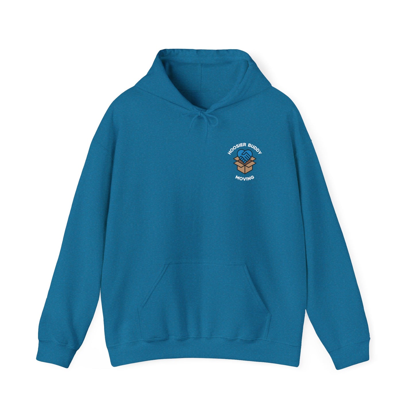 Hoosier Buddy Unisex Hooded Sweatshirt - Black/Blue