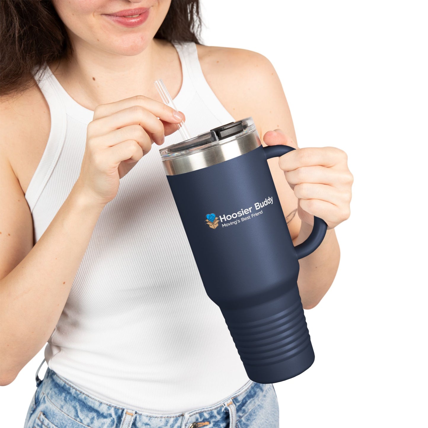 Travel Mug - Black/Navy
