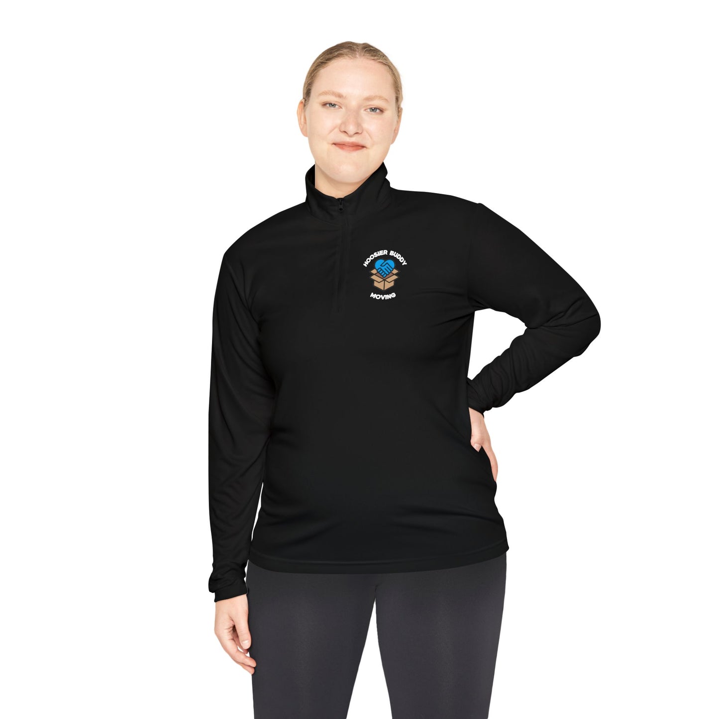 Hoosier Buddy Quarter-Zip - Black/Atomic Blue