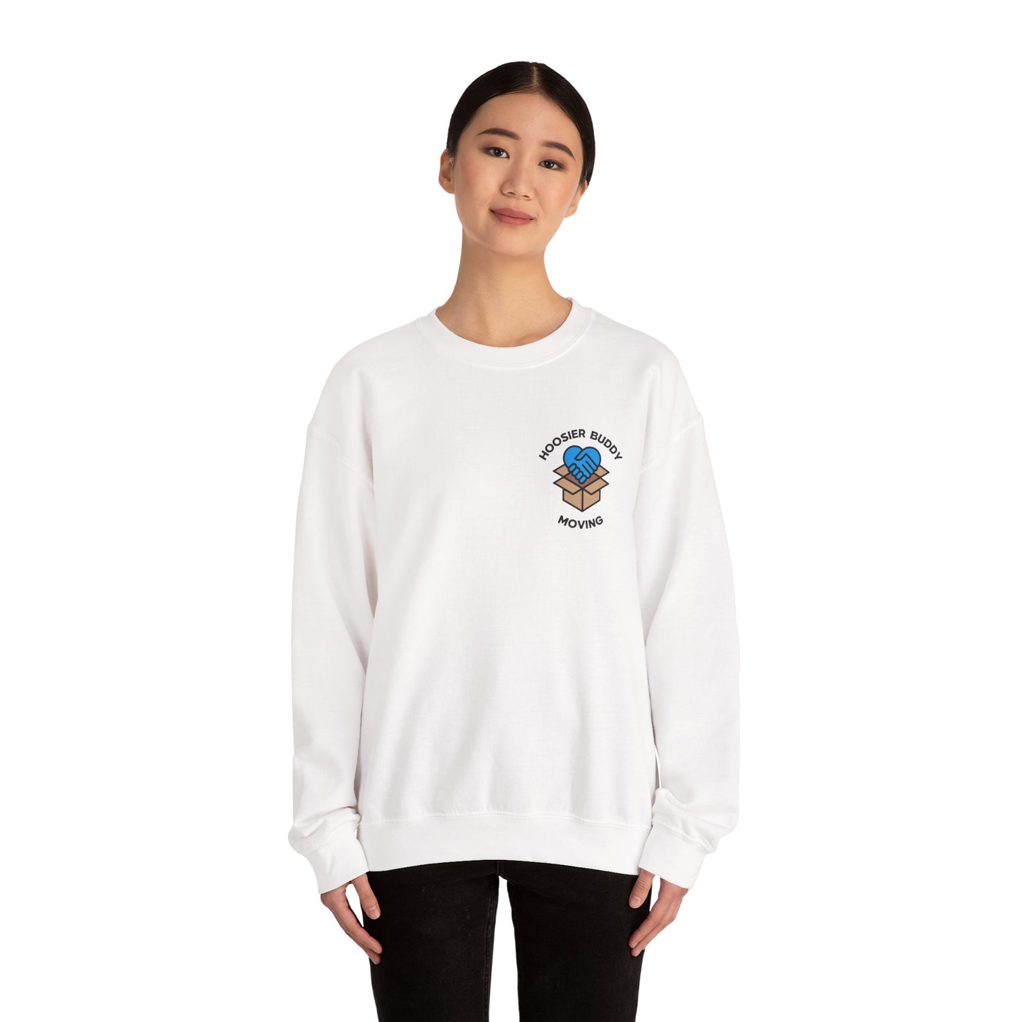 Hoosier Buddy Unisex Crewneck - White